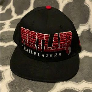 Black Portland Trailblazers SnapBack